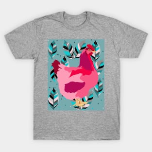 Backyard Chicken - Pink T-Shirt